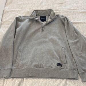 Nautica Gray Zip-Up Sweater
